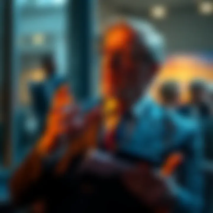 A Dutch banker in a professional setting shares insights about elite conversations, highlighting surprising opinions and trends.