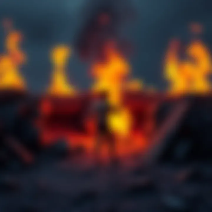 Early Human Fire-Making Archaeological site in Suffolk showing evidence of ancient fire-making by early humans.