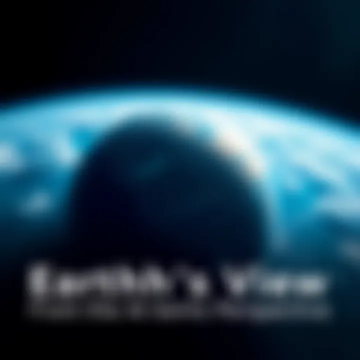 A view of Earth captured from the Artemis spacecraft showing its blue oceans and white clouds.