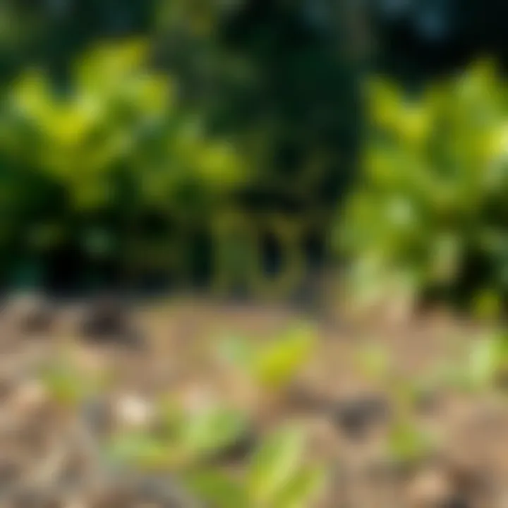 An illustration of earth sign symbols with a natural background.