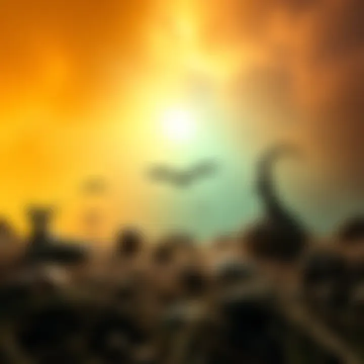 A calming scene with earthy colors representing earth signs in astrology, featuring symbols for Taurus, Virgo, and Capricorn.