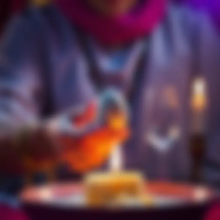 Egg Cleansing Ritual A person performing an egg cleansing ritual, holding an egg over a candle, symbolizing the removal of negative energy.