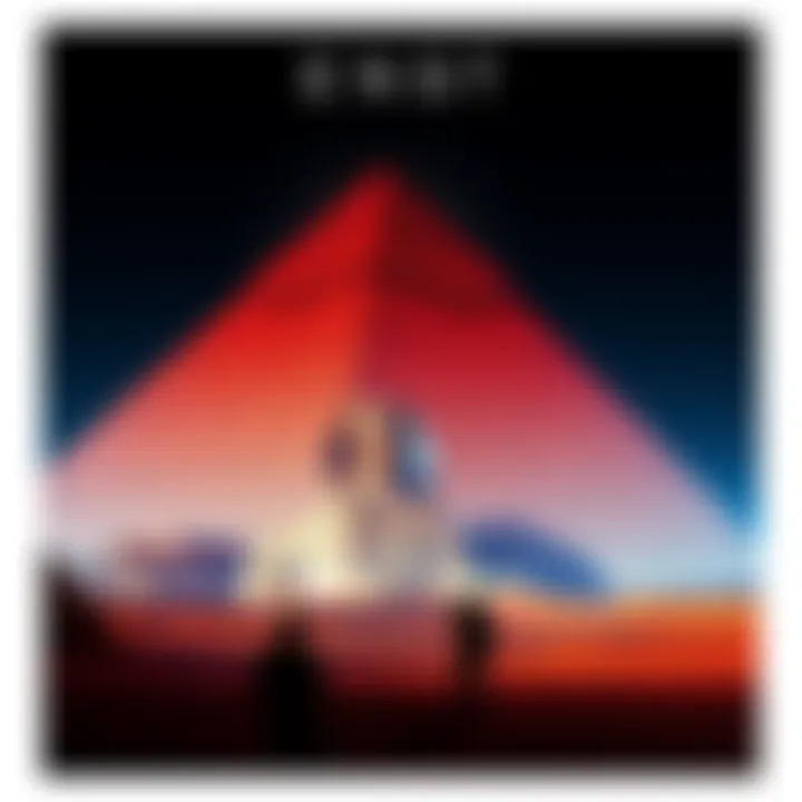 Recent scans of the Egyptian pyramids showing new details and structures. Historians and archaeologists examining the findings.