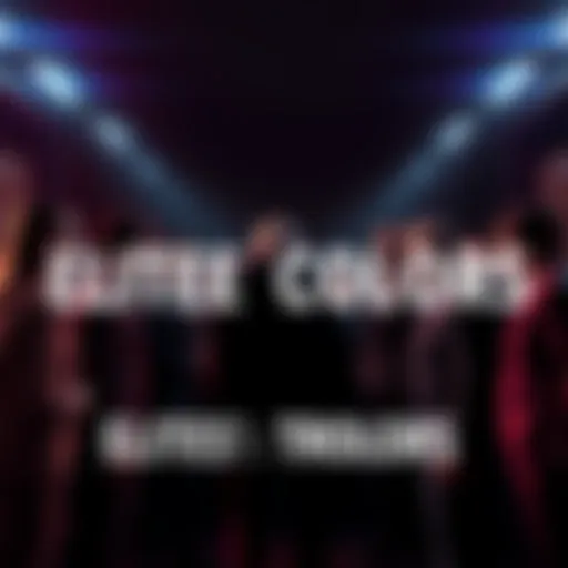 A group of wealthy individuals in suits gathered in a dark, shadowy room, sharing secretive looks and whispered conversations, symbolizing their hidden intentions.