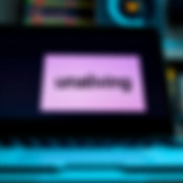 A close-up view of a computer screen displaying an email with the words 'unaliving' and 'whoops' highlighted in the text.