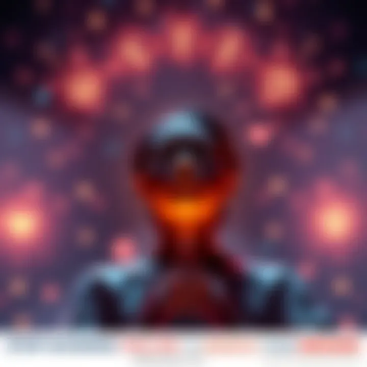 A person meditating with a serene expression, surrounded by light symbols representing positive emotions and dreams, emphasizing emotional awareness for personal growth.