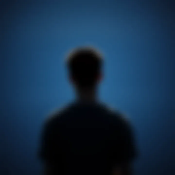 Emotional Disconnect A person standing alone, looking contemplative, symbolizing feelings of detachment in relationships