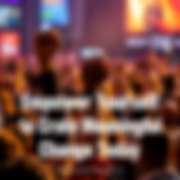 A person raising their fist in a crowd, symbolizing empowerment and community change.