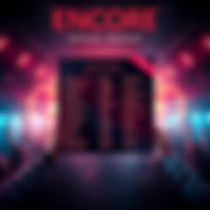 Cover art featuring the official Encore album tracklist with song titles and artist names