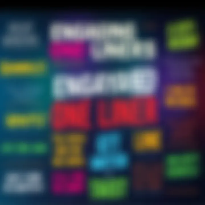 Engaging One-Liners A colorful graphic showcasing various witty one-liners and quotes in bold text.