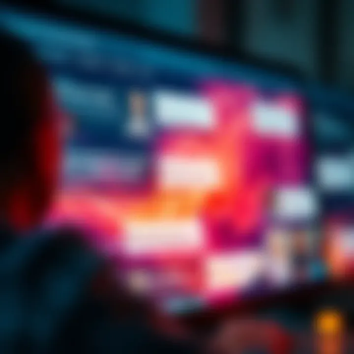 A close-up of a computer screen displaying vibrant comments from various people sharing their thoughts on a topic.