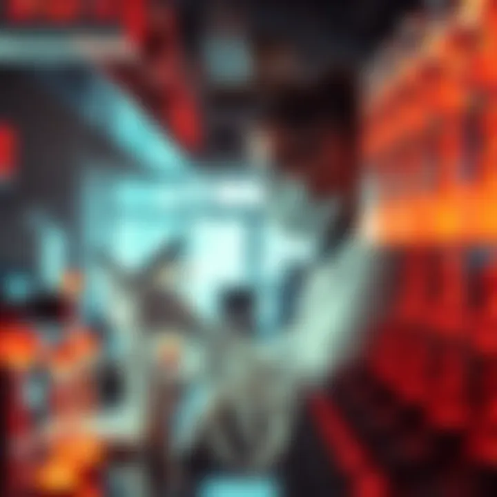 A scientist in a lab analyzing human DNA sequences, symbolizing the theory of engineered emotions in humans.