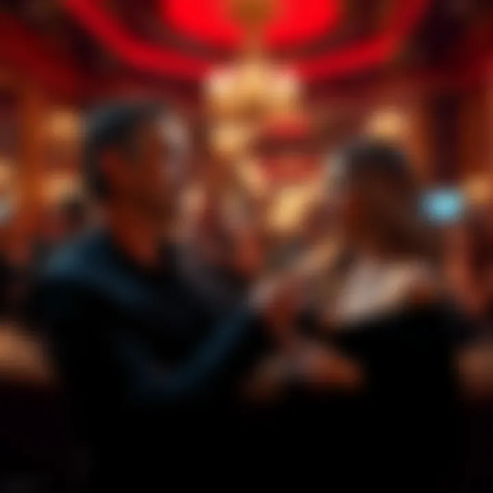 Jeffrey Epstein and Ghislaine Maxwell at The Box Jeffrey Epstein and Ghislaine Maxwell socializing at The Box nightclub in New York City, surrounded by glamorous decor and an elite crowd.