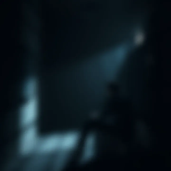 A darkened prison cell with shadows, symbolizing secrecy and unanswered questions about Jeffrey Epstein's death