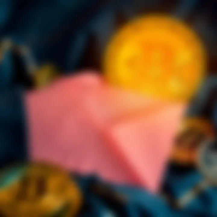 An email revealing Adam Back as Bitcoin's supposed creator, alongside Bitcoin symbol and financial themes