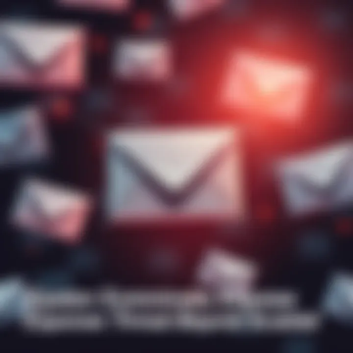 Email Exchange Linked to Epstein Illustration of confidential emails connecting Jeffrey Epstein with foreign diplomats and U.S. political figures, highlighting a national security concern.