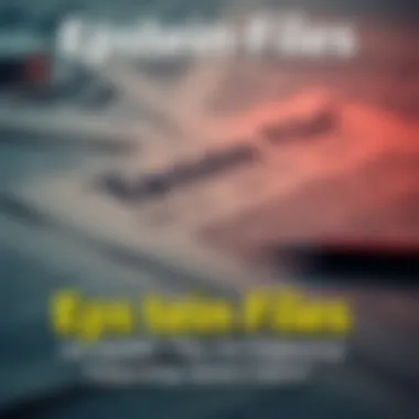 Epstein Files Investigation Close-up of documents related to the Epstein case, highlighting key allegations and connections to conspiracy theories.