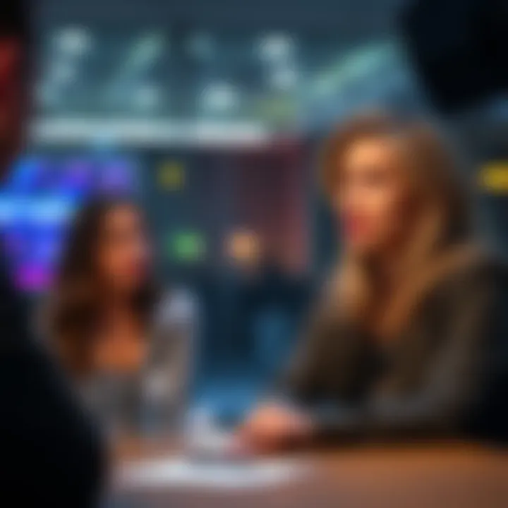 Jeffery Epstein's final girlfriend sharing her story in an interview setting