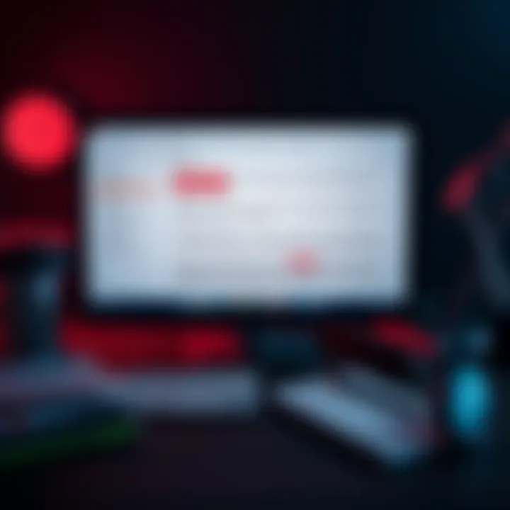 Epstein's Leaked Email A computer screen displaying an open email thread with highlighted messages related to Epstein, surrounded by investigative documents and notepads, symbolizing ongoing investigations.