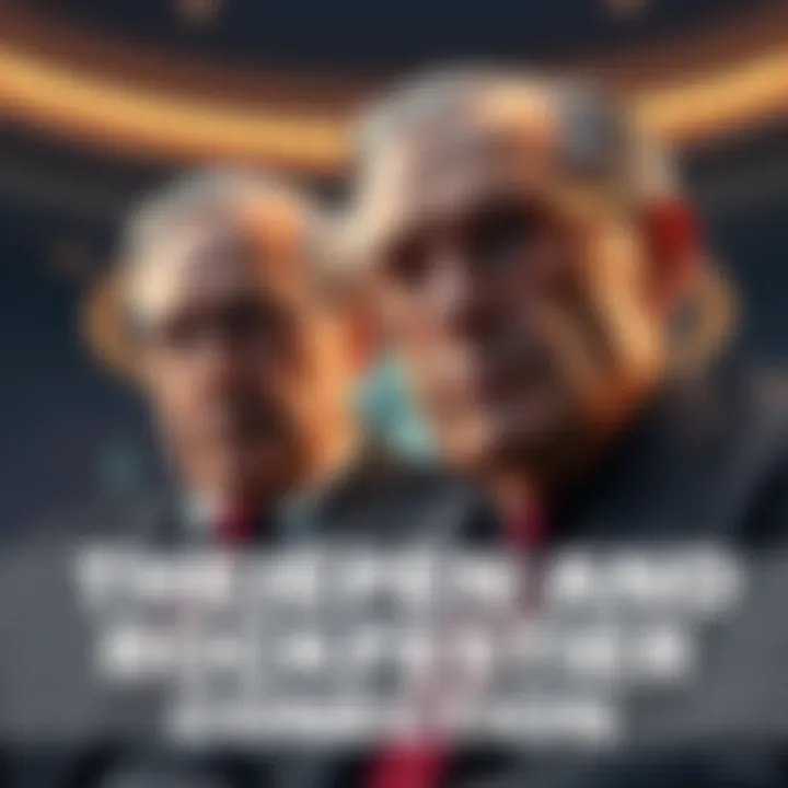 Jeffrey Epstein and David Rockefeller Connection A visual representation of Jeffrey Epstein and David Rockefeller, highlighting their ties to the Trilateral Commission in an elite setting.