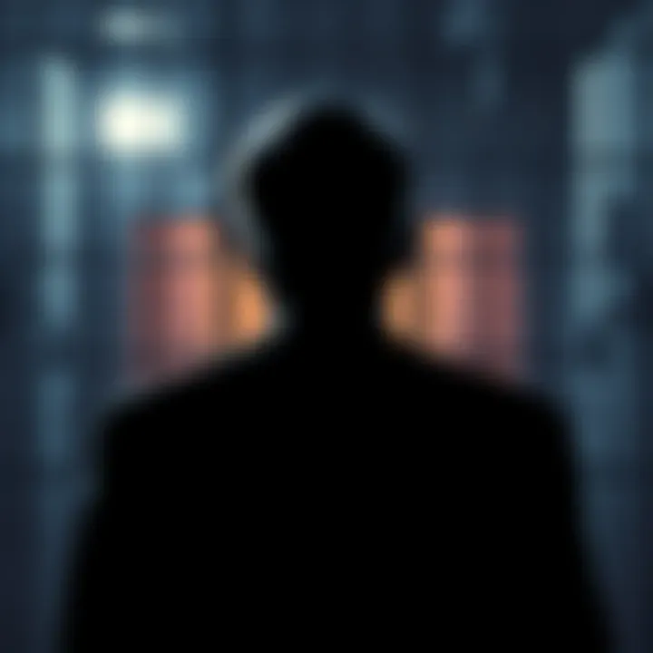 A dark silhouette of Jeffrey Epstein with legal documents and a prison cell in the background, symbolizing his controversial legacy.