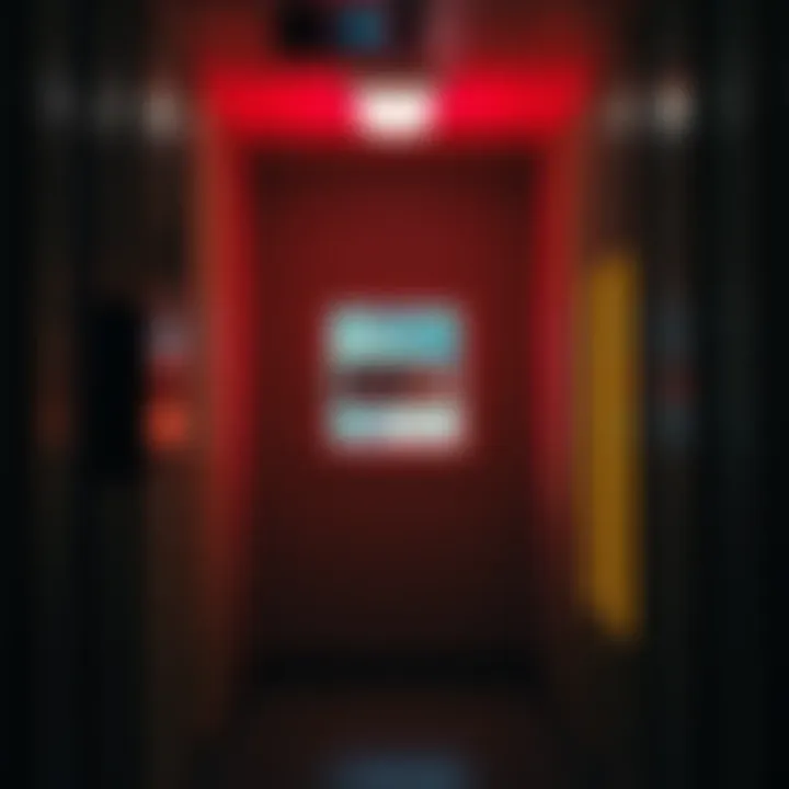 A still image showing the interior of a prison cell with a missing window and a digital clock displaying time, indicating a deleted segment.