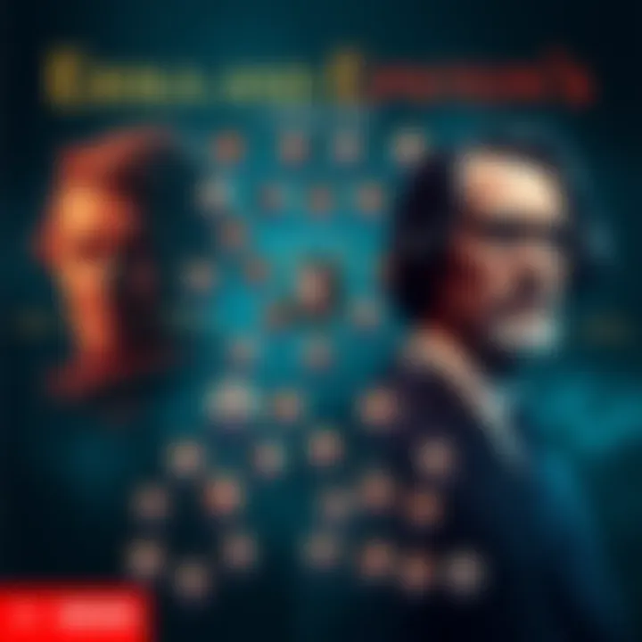 A visual representation showing the links between Erika and Epstein, with family trees and historical images of both individuals.