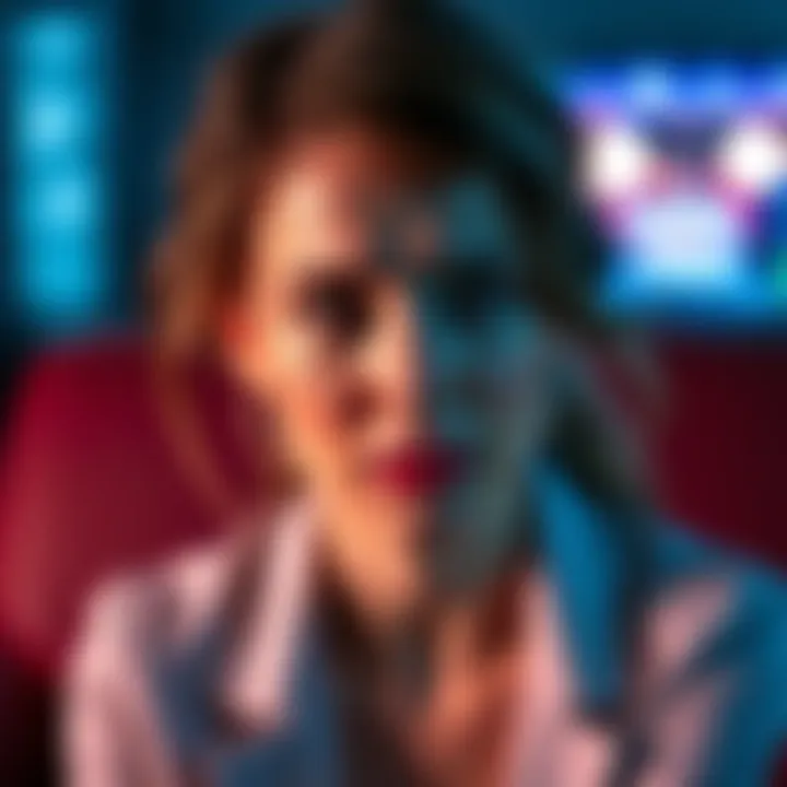 Erika Kirk appears emotional with tears in her eyes while speaking in a recent interview