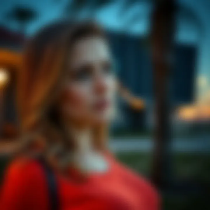 A close-up of Erika Kirk standing outdoors, looking thoughtful with a hint of concern. She is not visibly pregnant in this photo, raising questions about her pregnancy's visibility in public life.