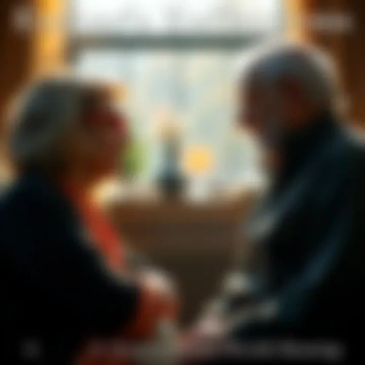 Esther's Reflections A thoughtful Esther engaged in a deep conversation with Wayne Dyer.