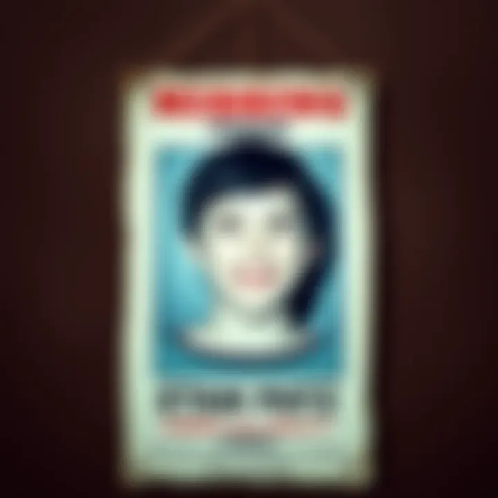 Etan Patz Missing Poster A vintage missing person poster featuring Etan Patz, a young boy with dark hair and a cheerful smile.