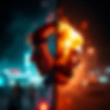 Events Unfolding in Real Time A split image showing two different significant events occurring two hours apart, capturing the intensity and emotions of the moments.