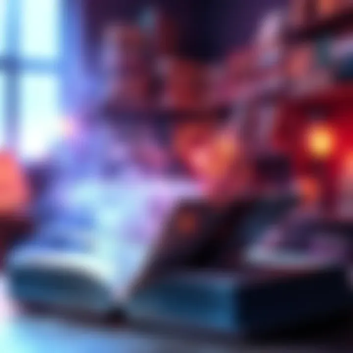 Exclusive Reading Opportunity Engaging with a mystical book, inviting readers to participate in a transformative experience