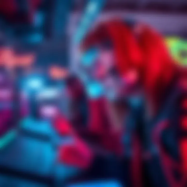 A scene highlighting characters immersed in a virtual game, questioning reality and existence.