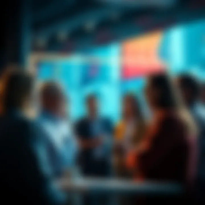 A group of experts engaged in a conversation about the reliability of forum discussions, highlighting their importance in sharing valuable insights.