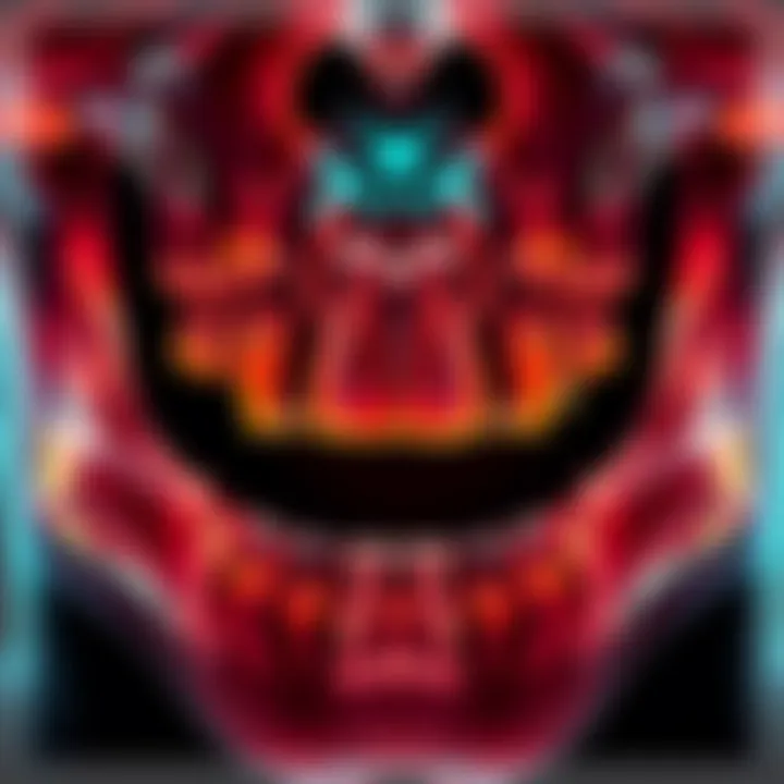 Close-up view of a dental X-ray showing extra bones known as mandibular torus in a person's mouth.