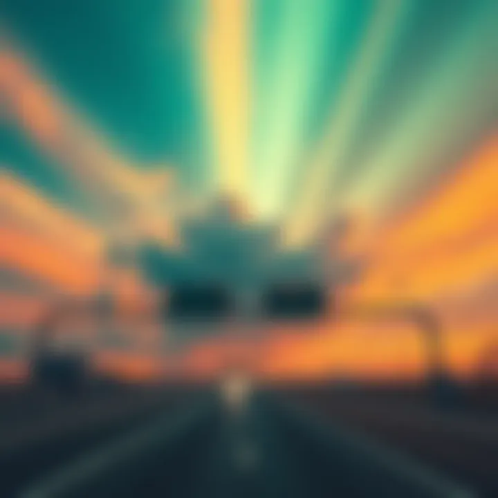 A captivating sight above I-75 visible only with polarized glasses, inviting curiosity and wonder.