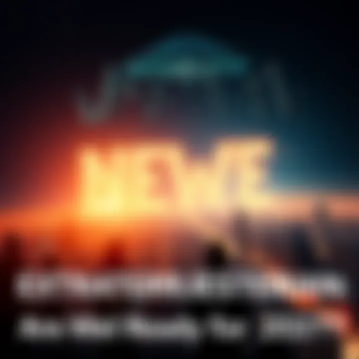 A glowing message from extraterrestrial beings in the night sky over a city, with people looking up in awe.