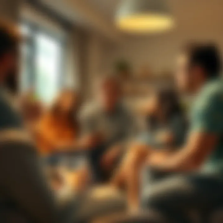 A Sagittarius talks with family members about advice on shoe support, showing frustration over being ignored.