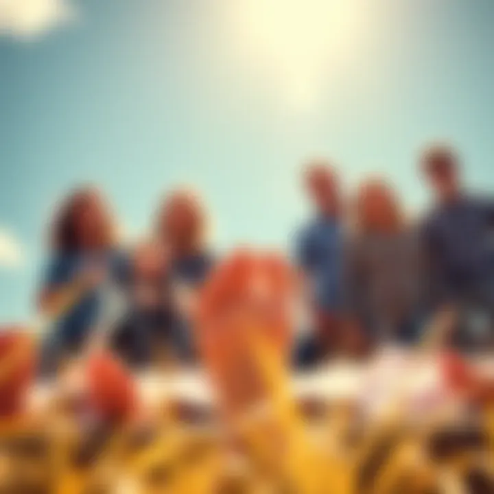 A family photo from 2007 shows members enjoying a sunny day, with an unexplained extra foot appearing in the foreground.