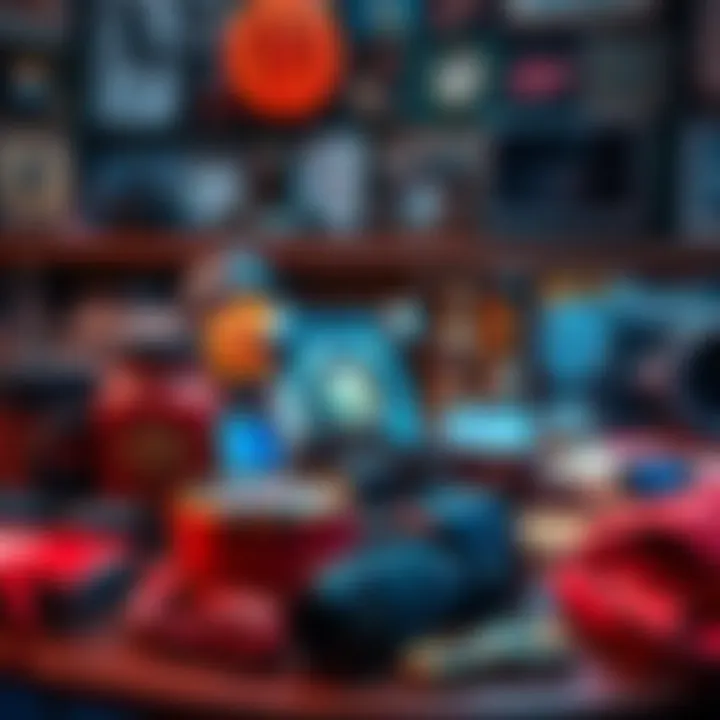 A collection of personal favorite items displayed on a table, showcasing their significance and stories behind them.