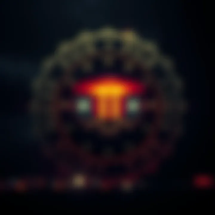 FBI logo in front of a UFO in a dark sky, representing the release of alien files