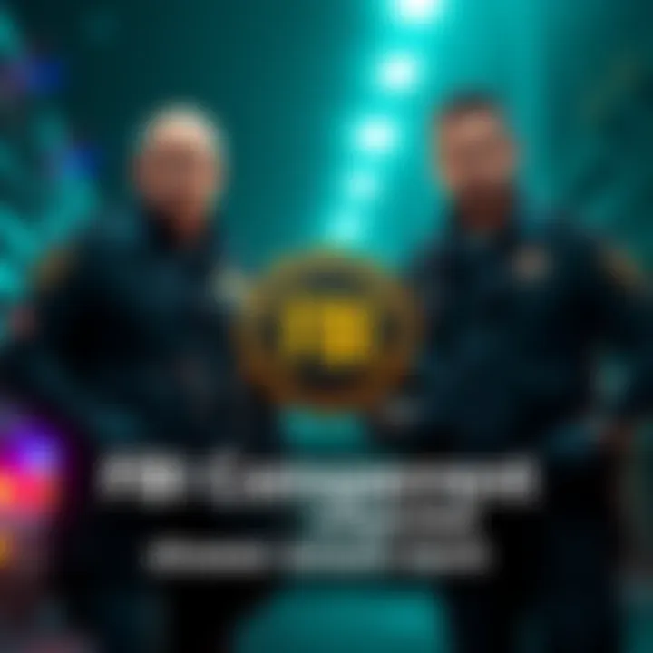 FBI agents announcing the arrest of a shooting suspect related to Charlie Kirk incident