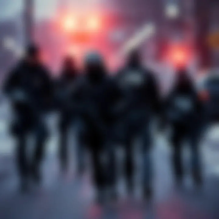 FBI agents escorting a suspect after the January 6 pipe bomb incident