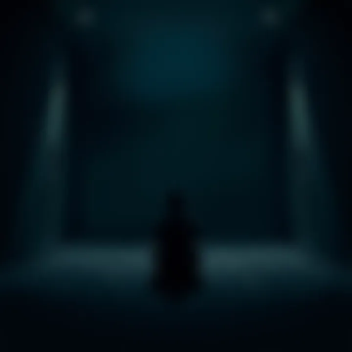 A person sitting alone in a dark room, looking anxious as they contemplate the idea of being reborn into an unknown life.