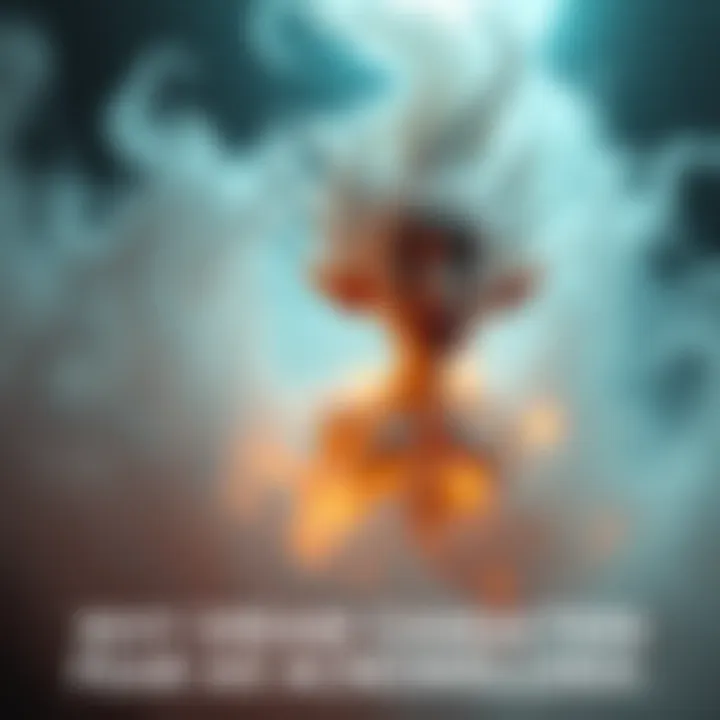 A dreamy figure with a surprised expression, surrounded by a soft, swirling mist, looking startled as if caught off guard, representing the reaction of dream entities to being acknowledged.