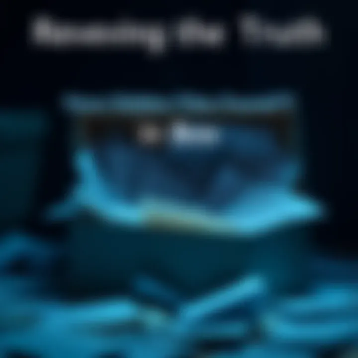 A box containing scattered files and documents, hinting at important discoveries.