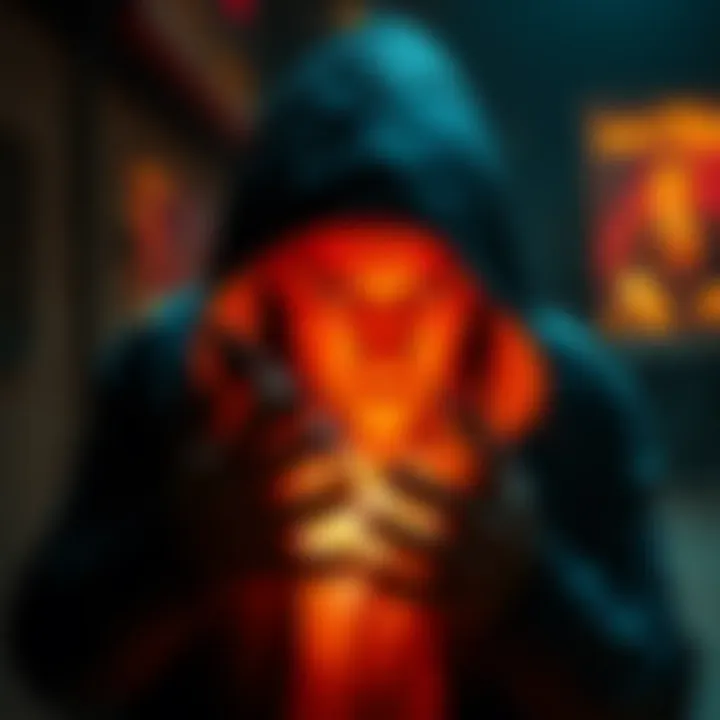 Film Scene Revealing Secrets A dramatic scene from the film showing a character uncovering secrets of the Legacy Program, with intense lighting and an emotional expression.