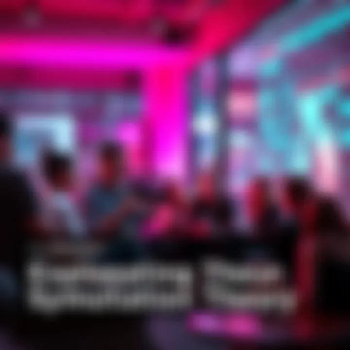 A filmmaker talking to enthusiastic people about simulation theory in a relaxed setting.