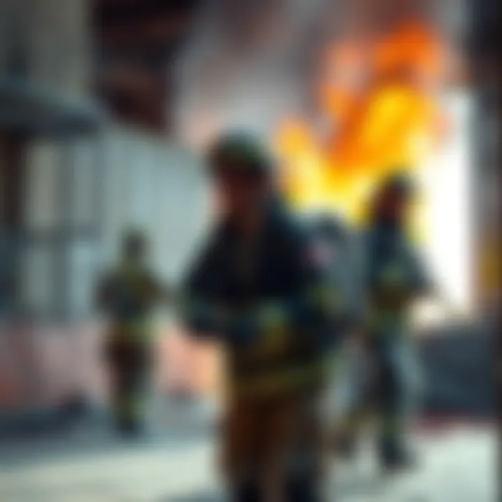 A Fire Placement team conducting a training session, showcasing their daily tasks and collaboration.